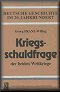 Kriegsschuldfrage der beiden Weltkriege