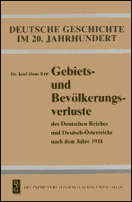 Gebiets- und Bevölkerungsverluste des Deutschen Reiches...